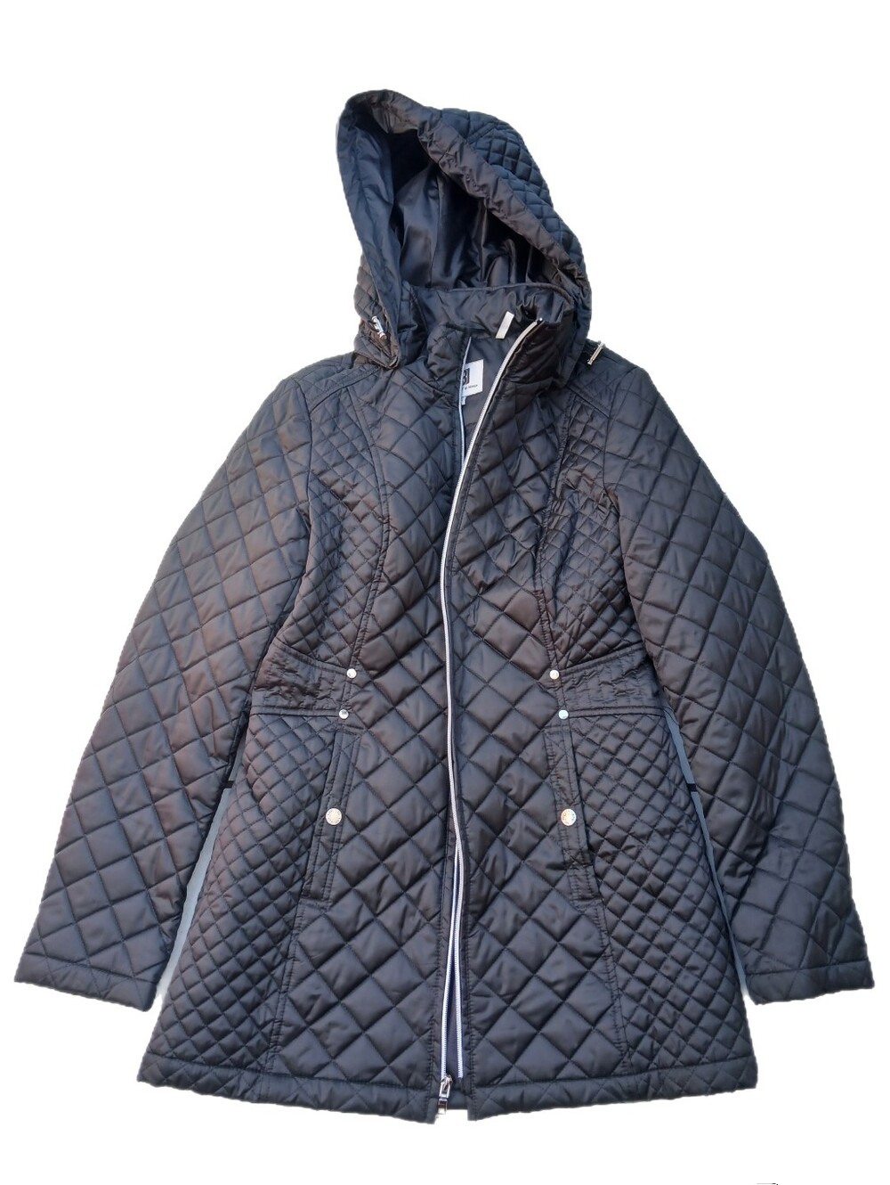 Laundry By Design Black Quilted Jacket | Sz Sm